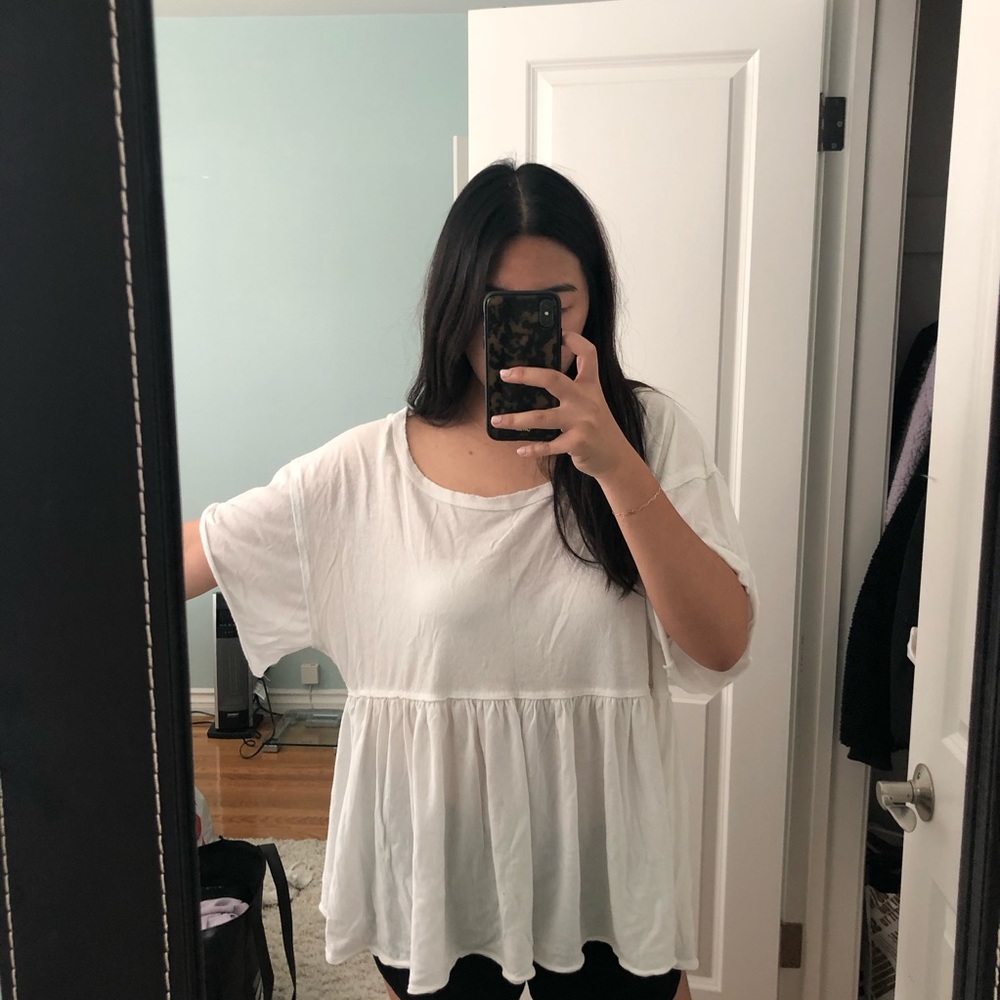 Free People White tunic